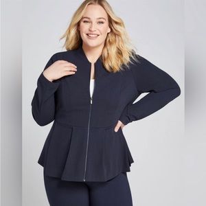 Lane Bryant Black peplum jacket -Size 24